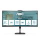 AOC V5 CU34V5CW/BK LED-Display 86,4 cm (34") 3440 x 1440 px Wide Quad HD Schwarz