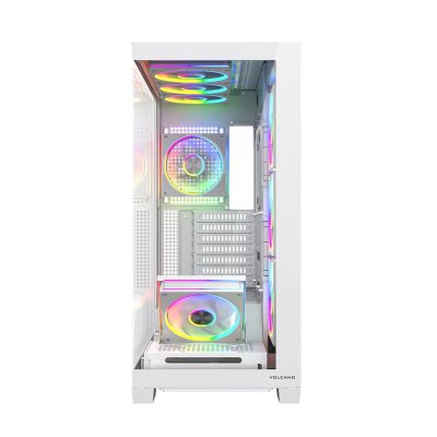 11. MODECOM VOLCANO STELLAR PLUS ARGB MIDI 8F WEISSES GEHÄUSE