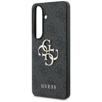 6. Guess 4G Big Metal Logo Hülle für Samsung Galaxy S26 Plus - Schwarz