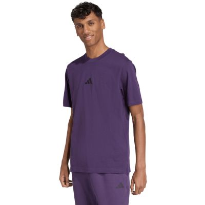 13. Herren adidas Essentials Small Logo Single Jersey Lila JW6232