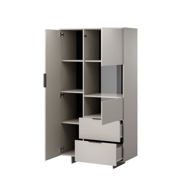 2. ALMA Vitrine 90x41,5xH170 Kaschmir
