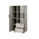 2. ALMA Vitrine 90x41,5xH170 Kaschmir