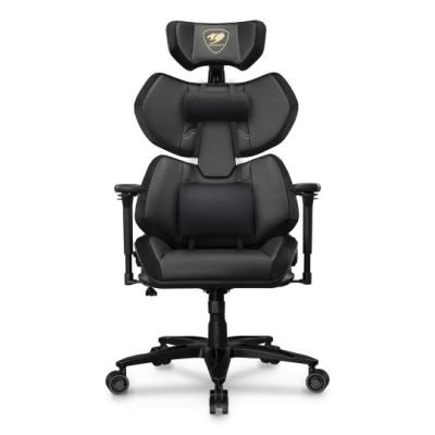 9. COUGAR Terminator Elite Gold Gaming-Stuhl, gepolsterter Sitz, Schwarz, Gold