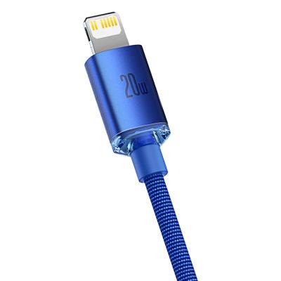 3. Baseus CAJY000303 Lightning – USB-C PD-Kabel 20 W 480 Mbit/s 2 m – blau