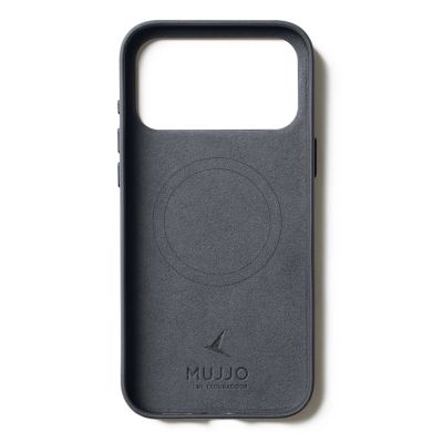 3. Mujjo Lederhülle - Lederhülle für iPhone 17 Pro Max, kompatibel mit MagSafe (Basalt)