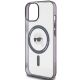 6. Karl Lagerfeld KLHMP15SHKHNOTK iPhone 15 6,1" transparentes Hardcase IML Karl`s Head MagSafe