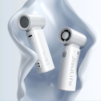 13. Jisulife Handventilator Life9 3600mAh Tragbarer Mini-Gebläse-USB-Ventilator - Grau