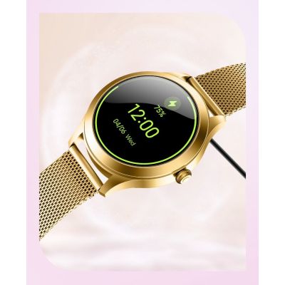 17. Smartwatch Gravity Weißgold 2 Armbänder GT25-2 PRO