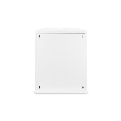 12. Digitus 19" 12HE Wand-Netzwerkschrank, 540 x 400 mm, Glastür, grau, ungeteilt, unmontiert, 60 kg