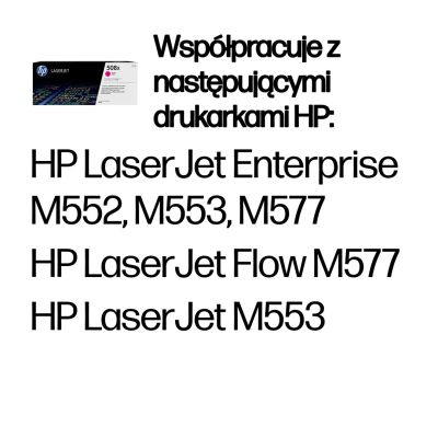 14. HP 508X Original LaserJet Tonerkartusche Magenta mit hoher Kapazität