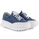 4. blaue Damen-Plateauschuhe aus Leder von Vince
