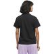 3. adidas Damen-T-Shirt mit Schleife und linearem Logo-Print, Schwarz, KB2400