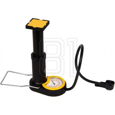 Dunlop Fuß-Fahrradpumpe mit Manometer 175416