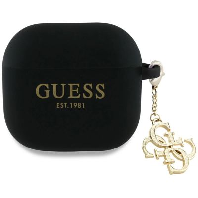 Guess 4G Charm Case für AirPods 4 - Schwarz
