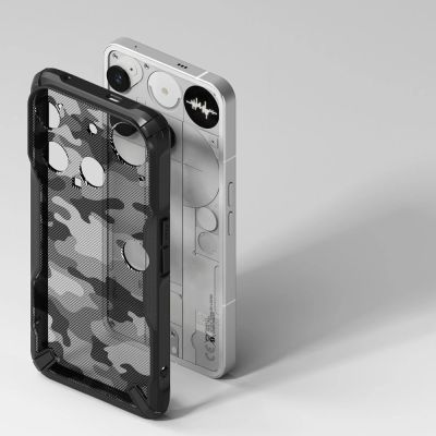 4. Ringke Fusion X Hülle für Nothing Phone 3 - Grau und Schwarz
