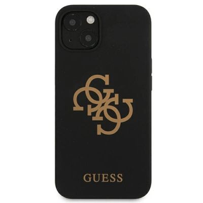 3. Guess GUHCP13SLS4GGBK iPhone 13 mini 5.4" schwarz/schwarz Hartschale Silikon 4G Logo