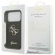 8. Guess Fixed Glitter Big 4G Hülle für iPhone 17 Pro / 18 Pro - Schwarz