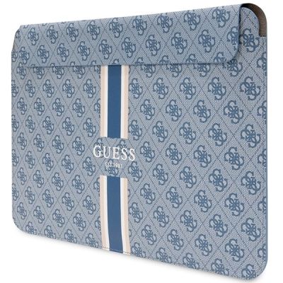 2. Guess 4G Printed Stripes Hülle für einen 14-Zoll-Laptop – Blau