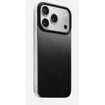 NOMAD Magnetische Lederrückseite - Magnetische Hülle für iPhone 18 Pro / 17 Pro, kompatibel mit MagSafe, Horween-Leder (schwarz)