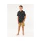 4. RIP CURL Eternal Shred Kurzarmhemd - Junge Schwarz