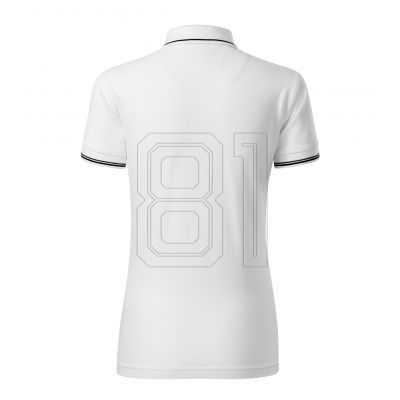 3. Malfini Perfection schlichtes Poloshirt W MLI-25300 weiß