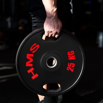 7. TOG25 2 x 25 kg OLYMPISCHE GUMMIBESCHICHTETE PLATTE 2 x 25 kg HMS