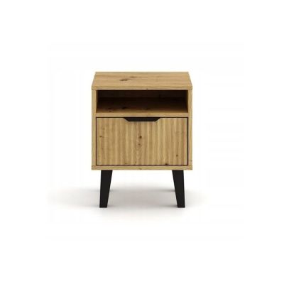 SCANDI 1S SLIM NACHTTISCH, ARTISAN OAK