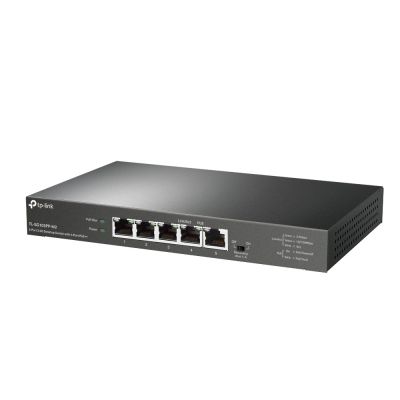 2. TP-Link TL-SG105PP-M2 Netzwerkanschlüsse, Unmanaged Gigabit Ethernet (10/100/1000), PoE-Unterstützung, Schwarz