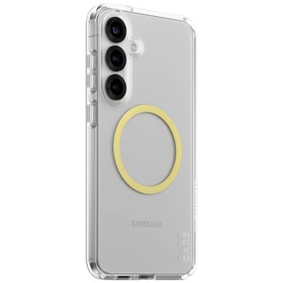 2. CARE by PanzerGlass Flagship Urban Combat Chardonnay QI-Hülle für Samsung Galaxy S25+ – transparent