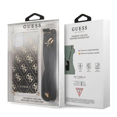 4. Guess 4G Gradient Case für iPhone 11 Pro Max - Schwarz