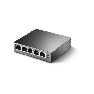 4. TP-Link TL-SG1005P Unmanaged Gigabit Ethernet (10/100/1000) PoE-fähig, Schwarz