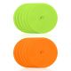 Flache Spielfeldmarkierungen - rund 15 cm - 6x grün 6x orange SMJ sport ZPO-OG