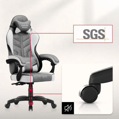 14. Huzaro Force 2.7 Grauer Gaming-Stuhl