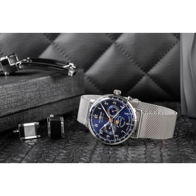 5. Herrenuhr ZEPPELIN LZ129 Hindenburg 7036M-3 + Box