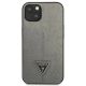 3. Guess GUHCP14SPSATLG iPhone 14 6.1 "Silber / Silber Hardcase SaffianoTriangle Logo