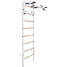 Turnwand-Stangen aus Holz und Metall mit Hantelbank K 231W