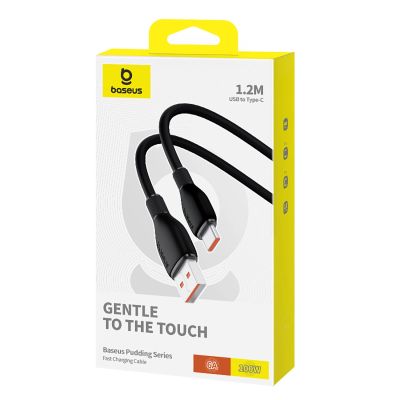 10. Baseus Pudding 100W USB-A - USB-C Kabel 1,2 m - Schwarz