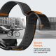 5. Spigen Athlex Air Armband für Garmin QuickFit 22 mm – Schwarz und Orange
