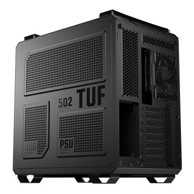 10. Asus TUF GAMING GT502 HORIZON TG ARGB SCHWARZES Gehäuse