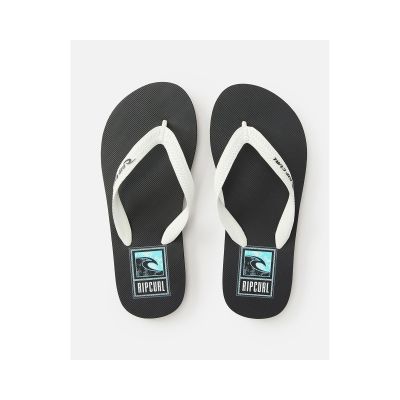 6. RIP CURL Line Up Open Toe Flip-Flops - Junge - Schwarz