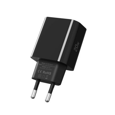 3. Tech-Protect NC20W USB-C 1-Port PD20W Wandladegerät - Schwarz