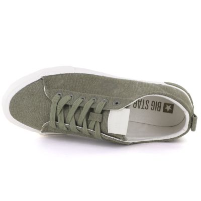 3. Grüne Herren-Sneaker aus Textil, Big Star TT174292