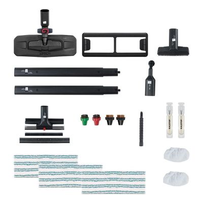 7. Polti Dampfreiniger PTEU0313 Vaporetto Pro 100 Eco Power, Leistung 1900 W, Dampfdruck 5,5 bar, Wassertankkapazität 2 l, Weiß/Blau