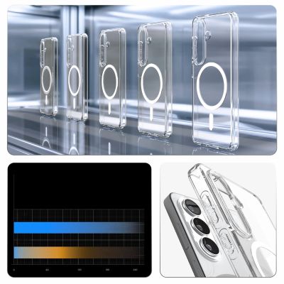 16. Spigen Ultra Hybrid Mag MagSafe Hülle für Samsung Galaxy S26+ - Transparent und Weiß