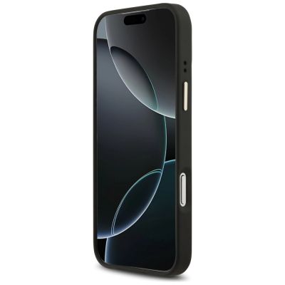 5. Guess 4G Stripe MagSafe Hülle für iPhone 17 Pro Max - Schwarz
