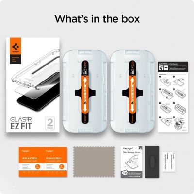 21. Spigen Glas.tR EZ Fit gehärtetes Glas für iPhone 12 / iPhone 12 Pro - 2 Stk.