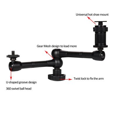 4. Klemmhalter für Kamera, Kamera, Mikrofon