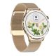 4. Rubicon RNCF02-2 Damen-Smartwatch Gold + Rosa Armband