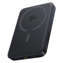 Baseus EnerFill FM12 10000mAh 22,5W Qi2 Powerbank MagSafe-kompatibel mit Baseus Simple USB-C 20V/3A 30cm Kabel - Schwarz