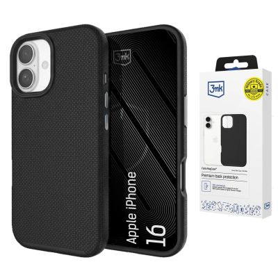 3mk Fortis MagCase für iPhone 16 - schwarz